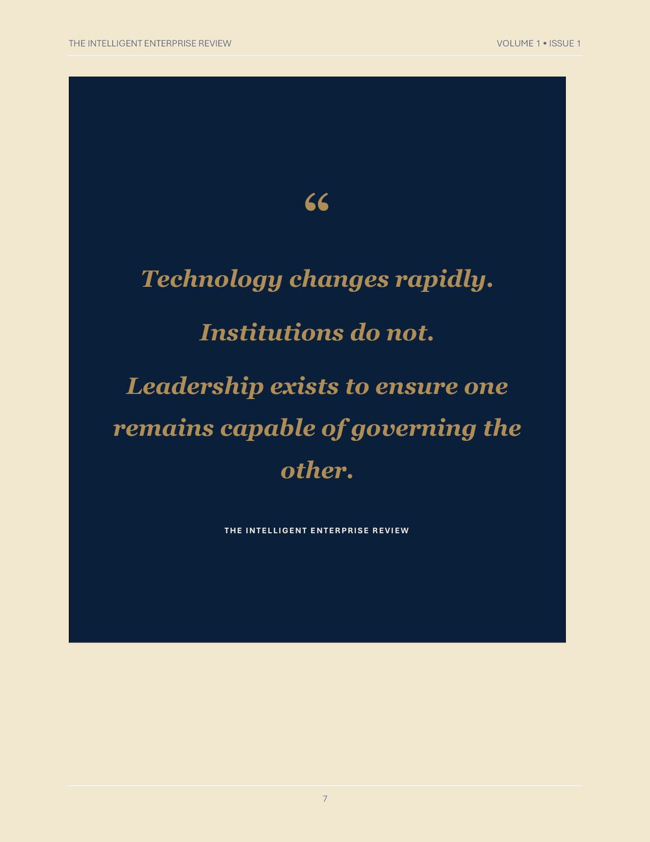 The Institutional Durability Doctrine — page 7