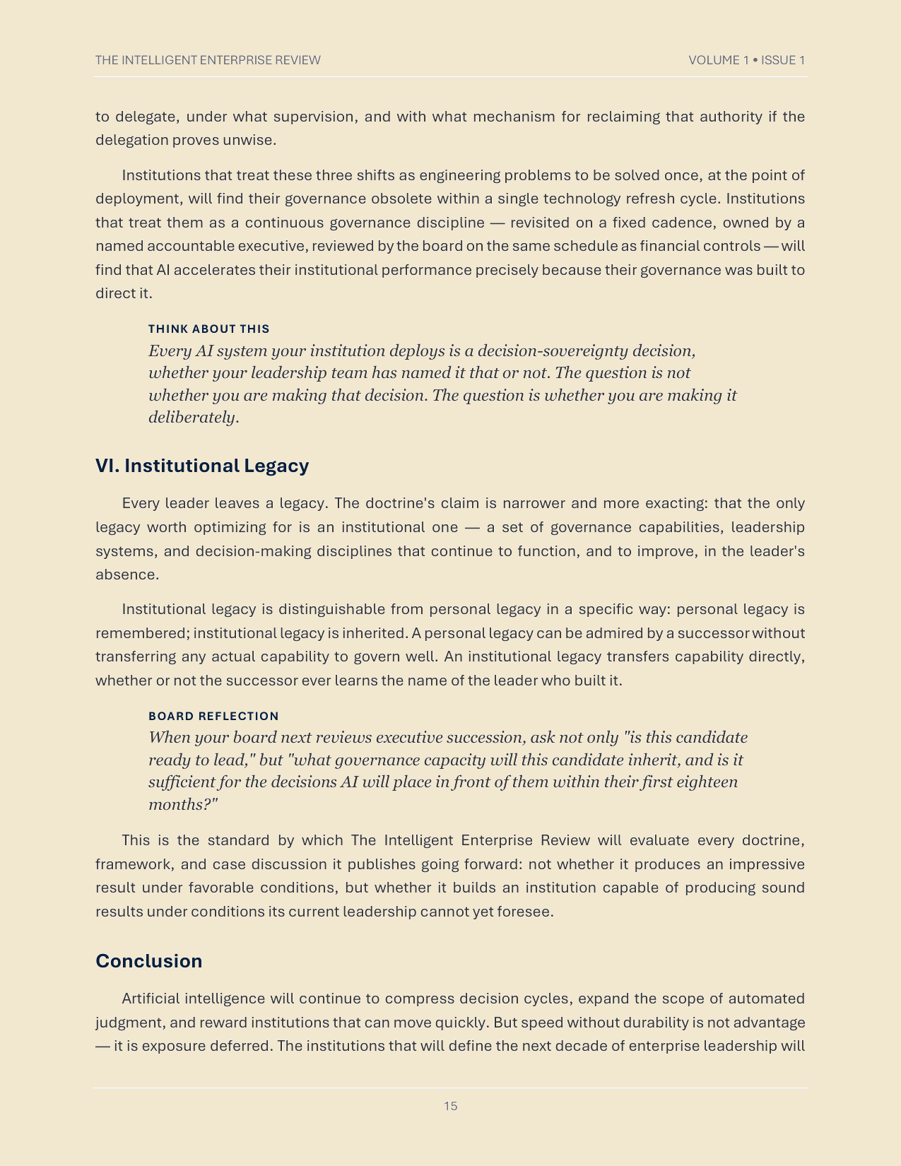 The Institutional Durability Doctrine — page 15