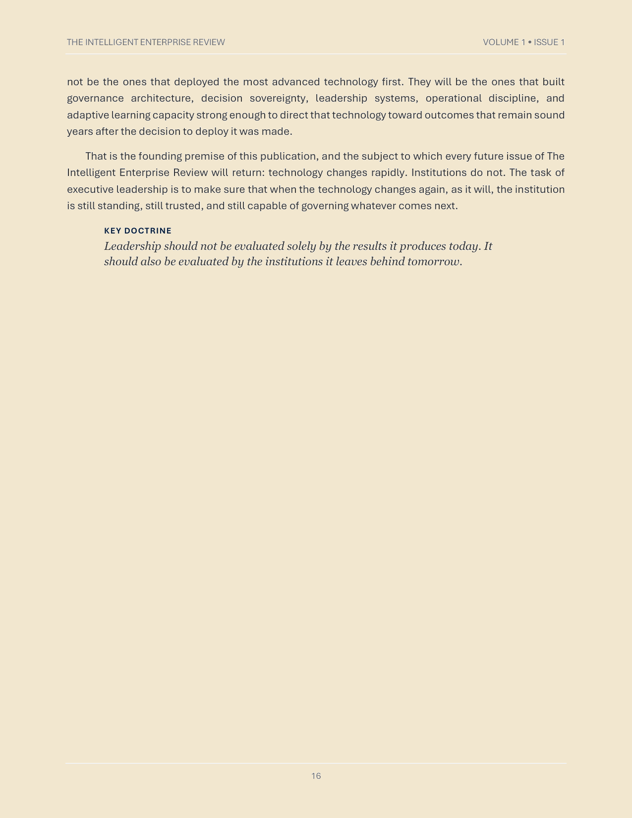 The Institutional Durability Doctrine — page 16