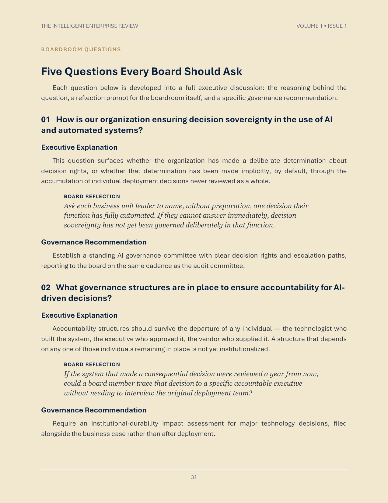 The Institutional Durability Doctrine — page 31