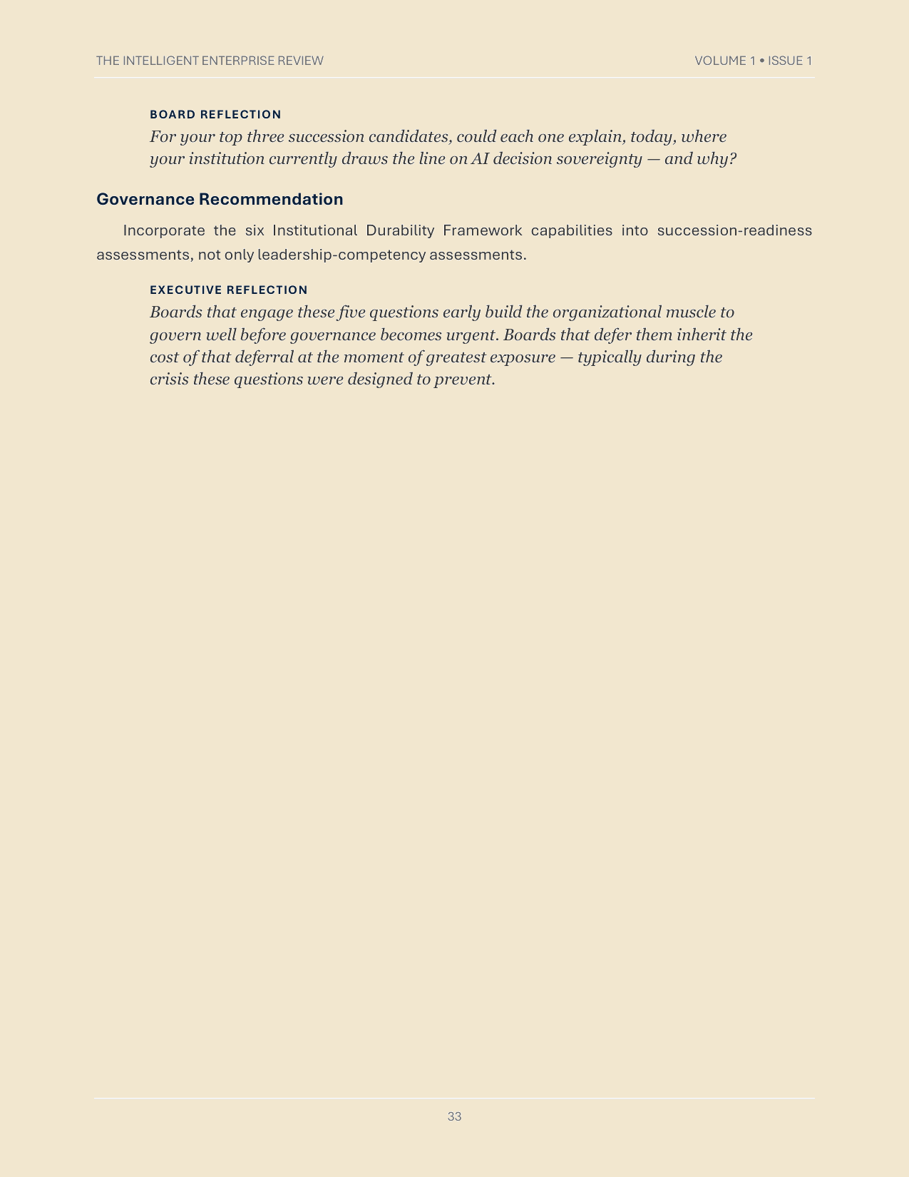 The Institutional Durability Doctrine — page 33
