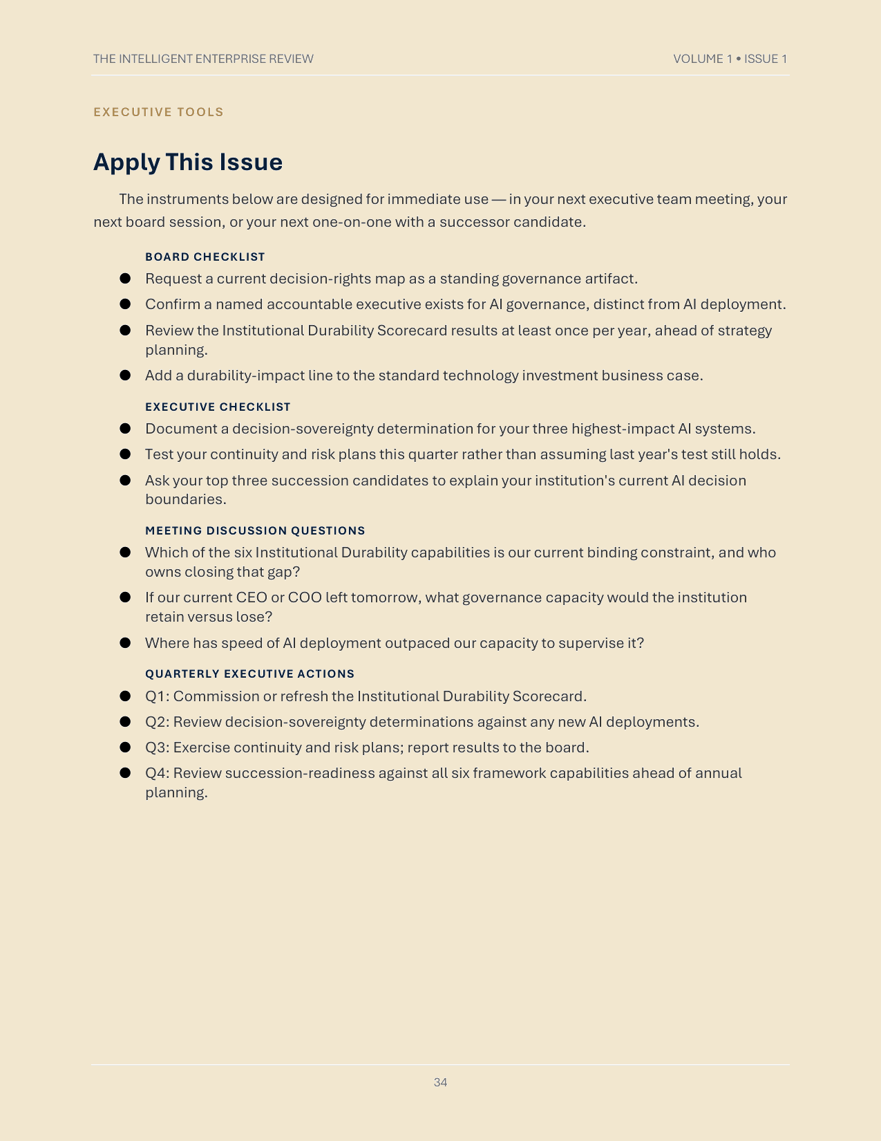 The Institutional Durability Doctrine — page 34