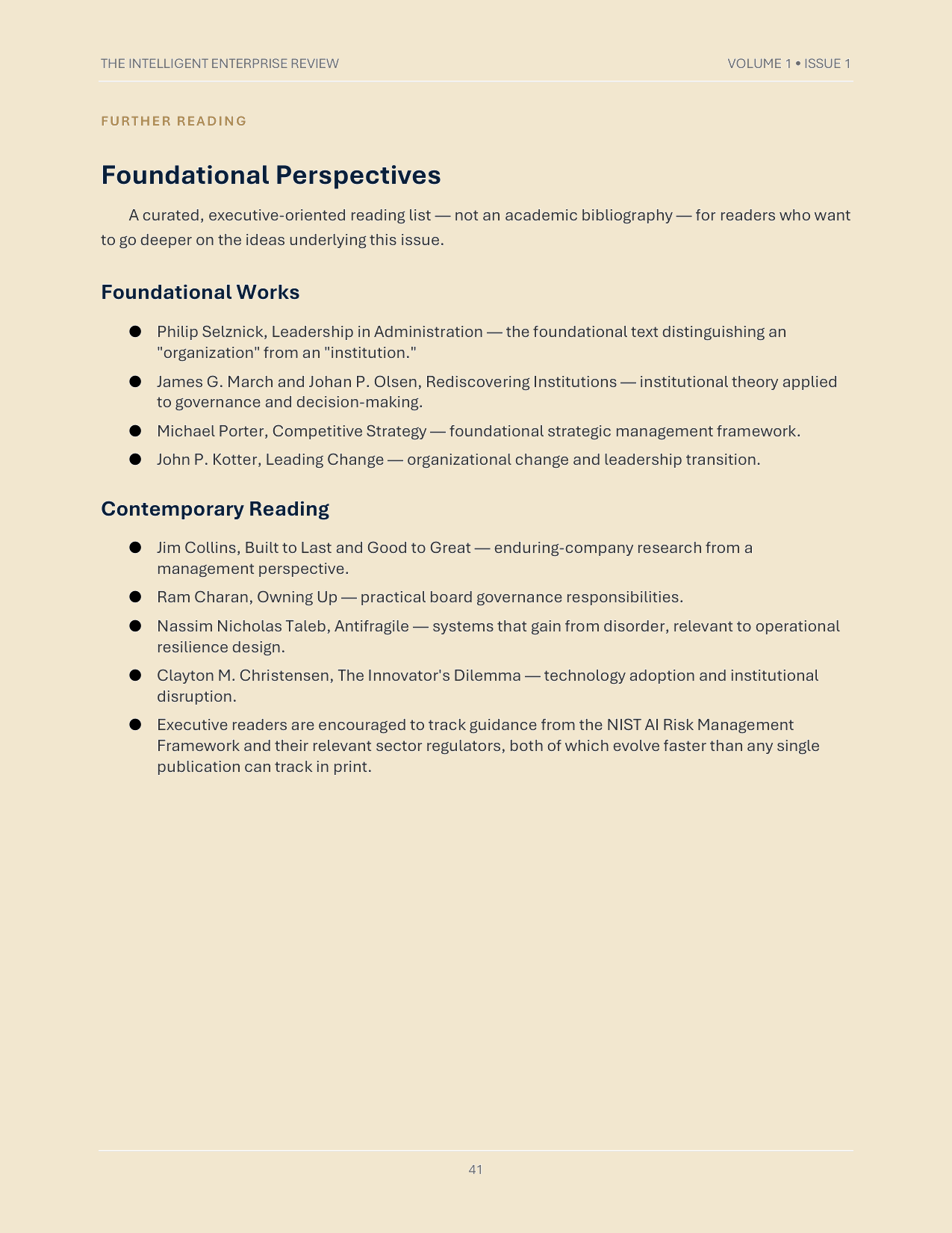 The Institutional Durability Doctrine — page 41