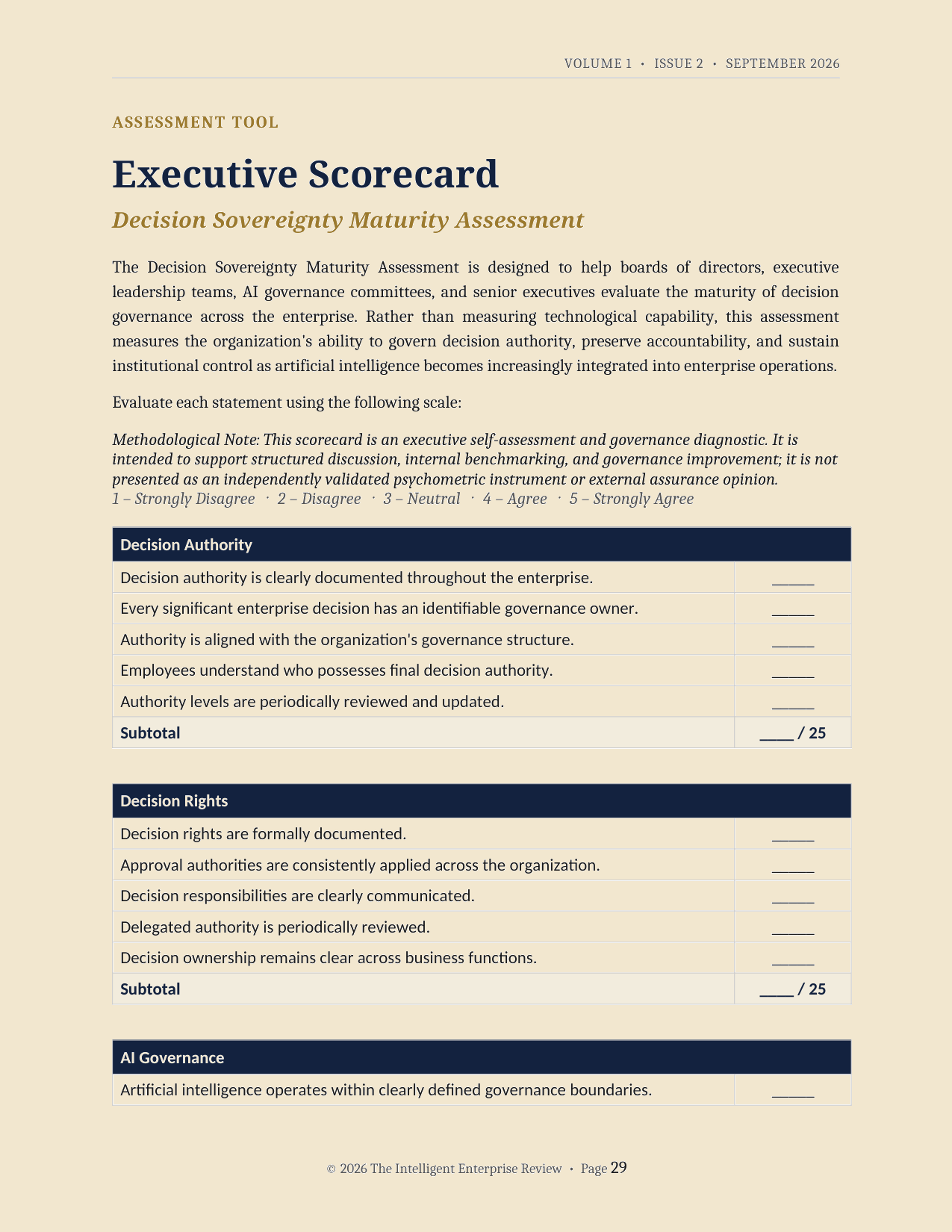 The Decision Sovereignty Imperative — page 29