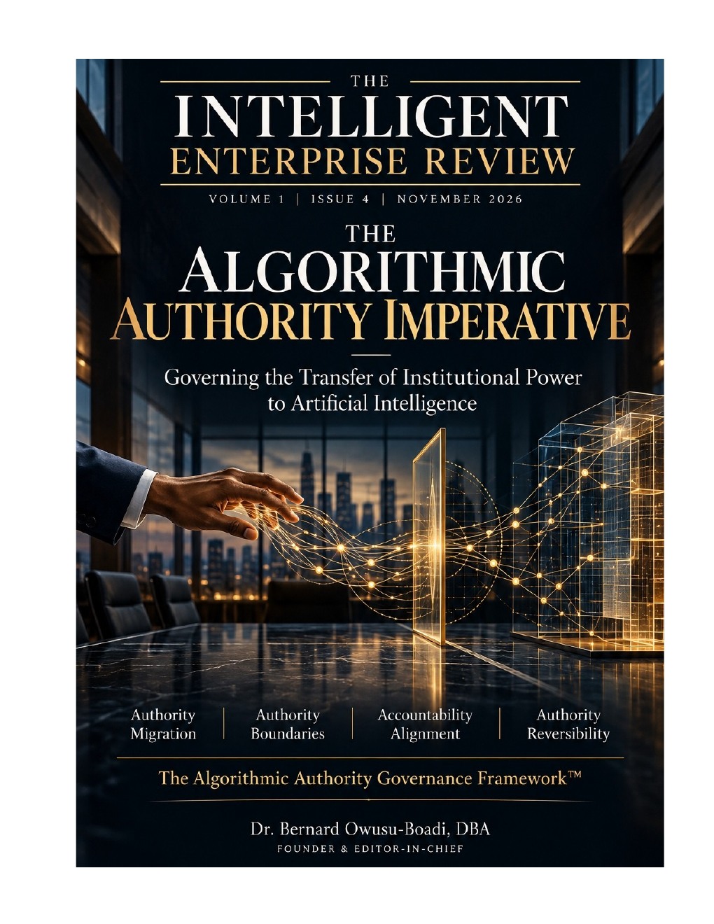 The Algorithmic Authority Imperative — page 1