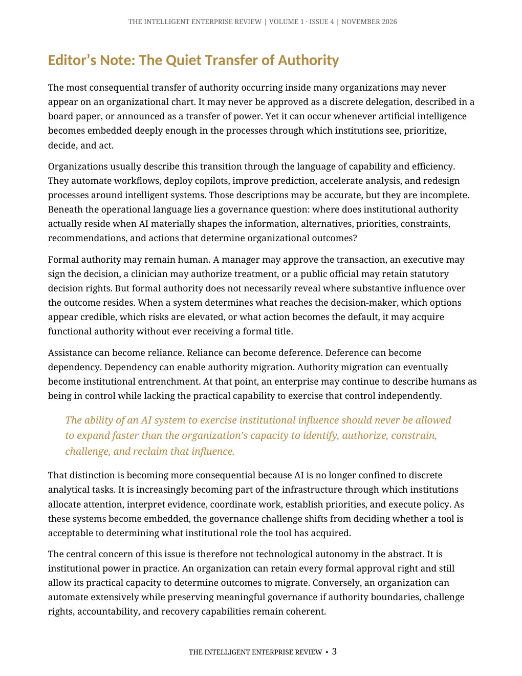 The Algorithmic Authority Imperative — page 3