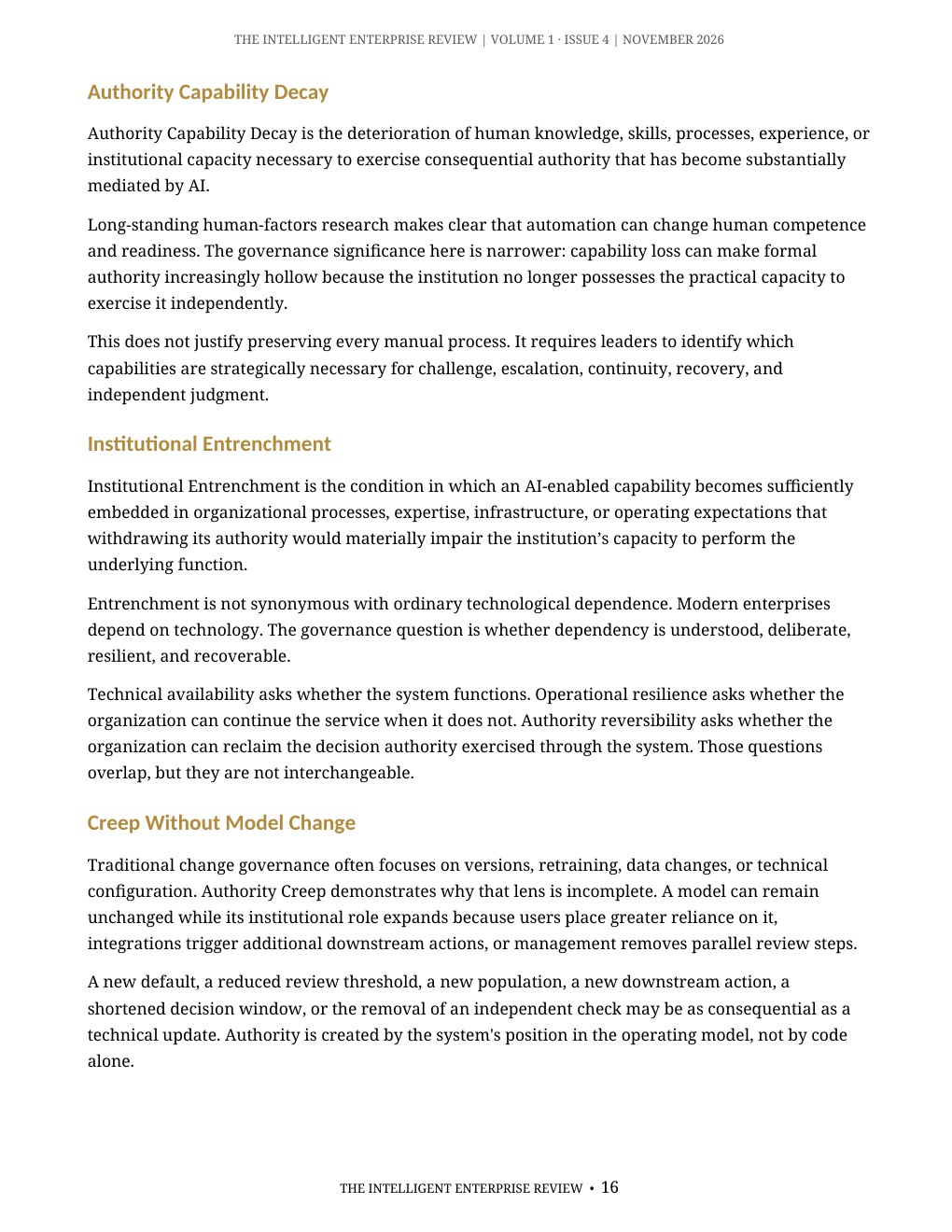 The Algorithmic Authority Imperative — page 16