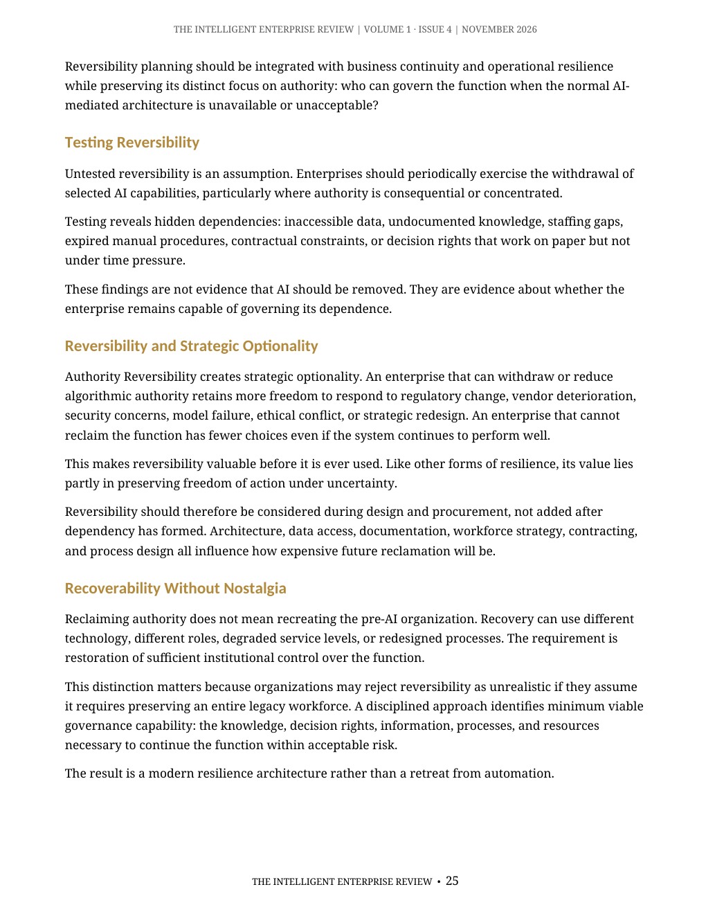 The Algorithmic Authority Imperative — page 25