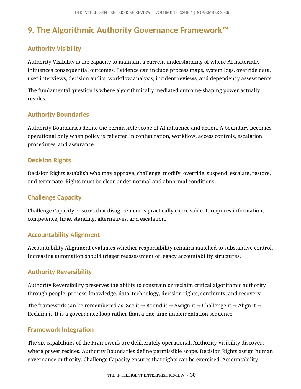 The Algorithmic Authority Imperative — page 30