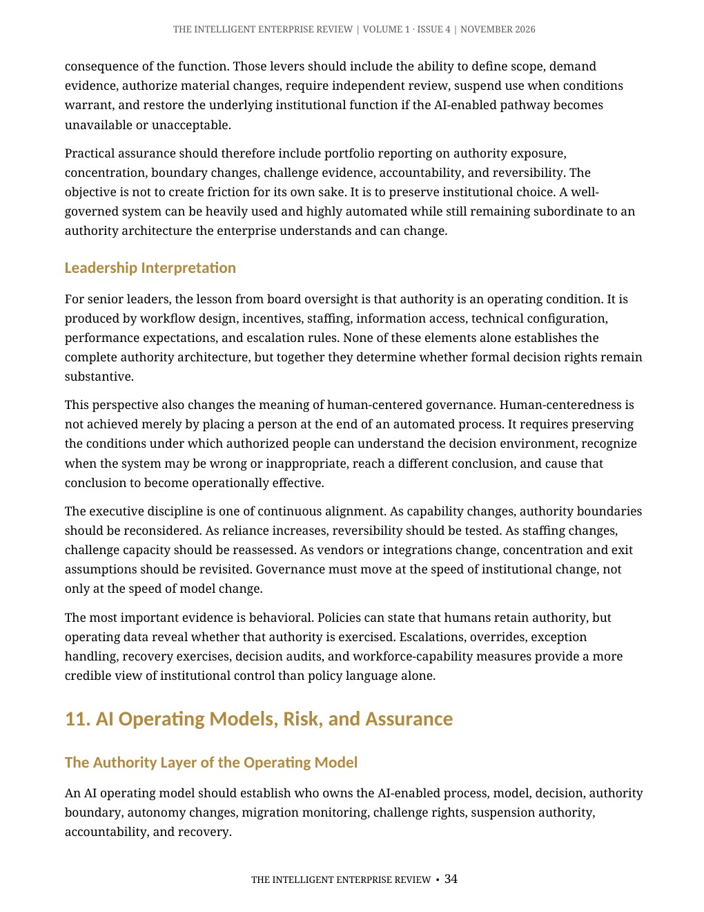 The Algorithmic Authority Imperative — page 34