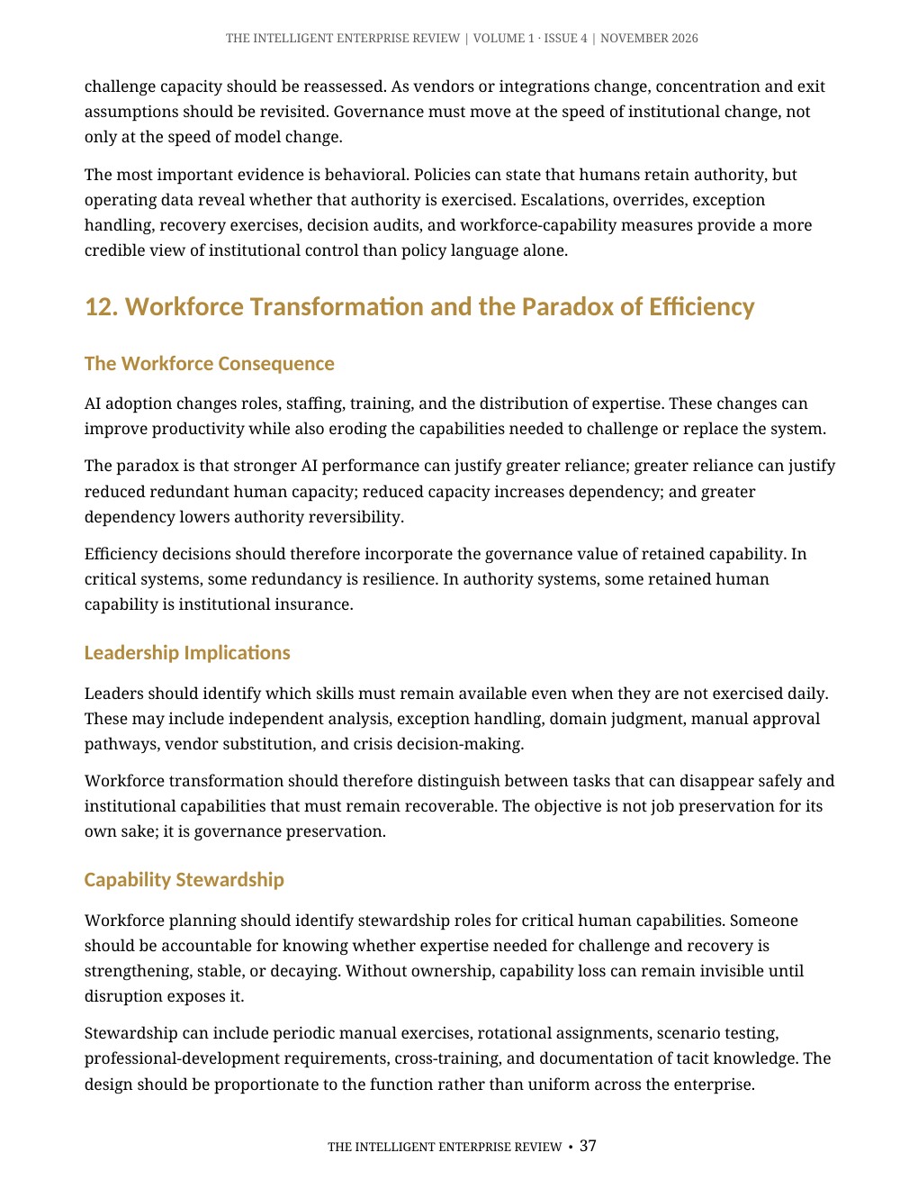 The Algorithmic Authority Imperative — page 37